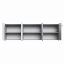 Ver imagem 6 de Armário para Escritório F5 4 Portas MDP 240cm Cinza F5 Office