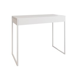 Aparador Industrial Retangular Califórnia Branco 137x40cm Base Ferro Branco - 2