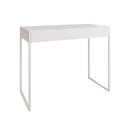 Ver imagem 2 de Aparador Industrial Retangular Califórnia Branco 137x40cm Base Ferro Branco