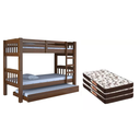 Ver imagem 1 de Treliche Madeira Maciça 3 Colchões D20 88x 188x 12