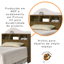 Ver imagem 5 de Cabeceira Box Irlanda Solteiro Flex Jequitibá Off White J&A Móveis