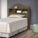 Ver imagem 4 de Cabeceira Box Irlanda Solteiro Flex Jequitibá Off White J&A Móveis