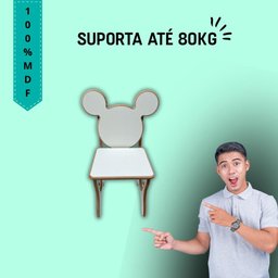 Cadeira Infantil Mickey em Mdf - 5