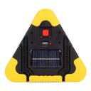 Ver imagem 4 de Triângulo Refletor Luminária Recarregável Luz Solar Super Led Luminoso Sinalização Carro
