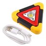 Triângulo Refletor Luminária Recarregável Luz Solar Super Led Luminoso Sinalização Carro - 2