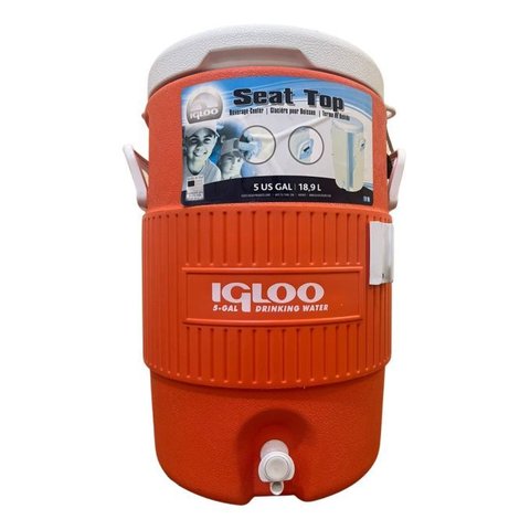 Galão Botijão Cooler Térmico Igloo 18 Lt 5 Gallon = Coleman