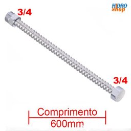 Flexível 600mm Alta Vazão X 3/4 Aquecedores - FA34600 - 1