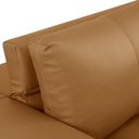 Ver mais imagens de Sofá Retrátil Reclinável para Sala 4 Lugares 290cm Angel L06 Couro Caramelo - Lyam Decor