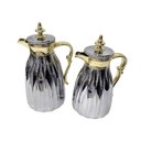 Ver imagem 4 de Kit 2 Garrafas Términas 1 Litro e 700 Ml Marselha Quente Frio Prata/dourada G95 - Gran Belo