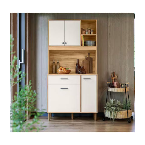 Kit Cozinha 4pts 1gav Erva Doce 90cm Freijó/off White Cod: 324.026
