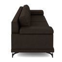 Ver imagem 7 de Sofá Living 3 lugares 232cm Agostino Pés Design em Ferro Couro Marrom G52 - Gran Belo