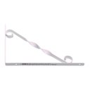 Ver imagem 2 de Kit 10X Suporte Decorado Mão Francesa para Prateleira 30 cm Branco