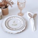 Ver imagem 4 de Jogo de Taças de Vidro para Água Suco Vinho Diamond Conjunto de Taça Mesa Posta 325ml 6 Unidades - a