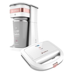 Kit Cadence Dream Rosé Gold - Cafeteira e Sanduicheira - 127V - 1