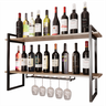 Adega Bar Industrial P/ Bebidas Prateleira Dupla Preta 60cm - 1