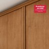 Guarda-roupa Casal 100% Mdf 8 Portas Easy Glow com Espelhos Amendoa Clean - 11
