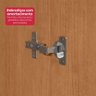 Guarda-roupa Casal 100% Mdf 8 Portas Easy Glow com Espelhos Amendoa Clean - 9