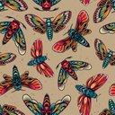 Ver imagem 2 de Papel de Parede Libelula Arte Destaque 2,50 Metros