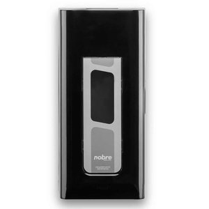 Dispenser P/ Sabonete Liquido /alcool Gel 800ml C/ Reservatorio *preto* Street - Nobre