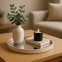 Ver imagem 3 de Bandeija de Couro com Espelho Austin:couro Perola