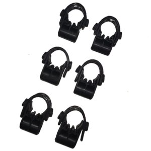 Kit 6 Presilhas de Borracha Suporte de Bicicleta Transbike