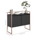 Ver imagem 2 de Buffet Industrial para Sala Irlanda Preto Cobre