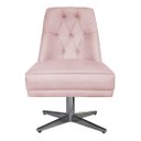 Ver imagem 3 de Kit 02 Poltrona Decorativa Paris Suede Rosa Bebe Dominic Decor