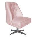 Ver imagem 2 de Kit 02 Poltrona Decorativa Paris Suede Rosa Bebe Dominic Decor