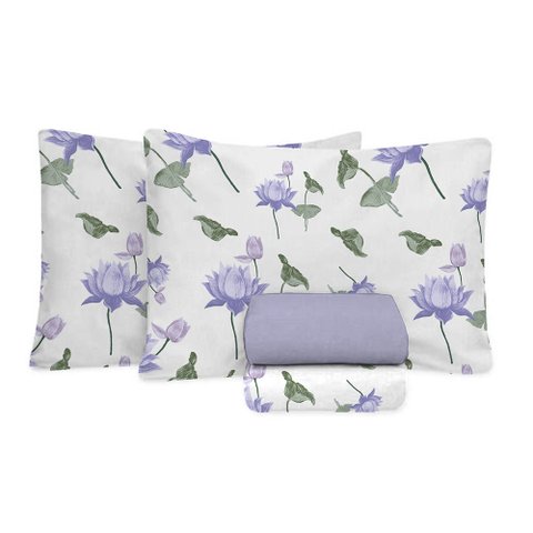 Jogo de Cama King Size 200 Fios Fiori - Emily (7699)