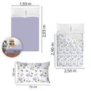 Ver imagem 5 de Jogo de Cama King Size 200 Fios Fiori - Emily (7699)