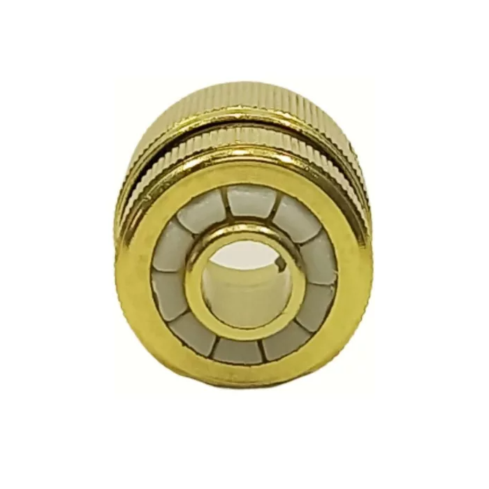 Kit Engate Rápido 1/2'' + Esguicho Jato Metal Aluminio Dourado - 3