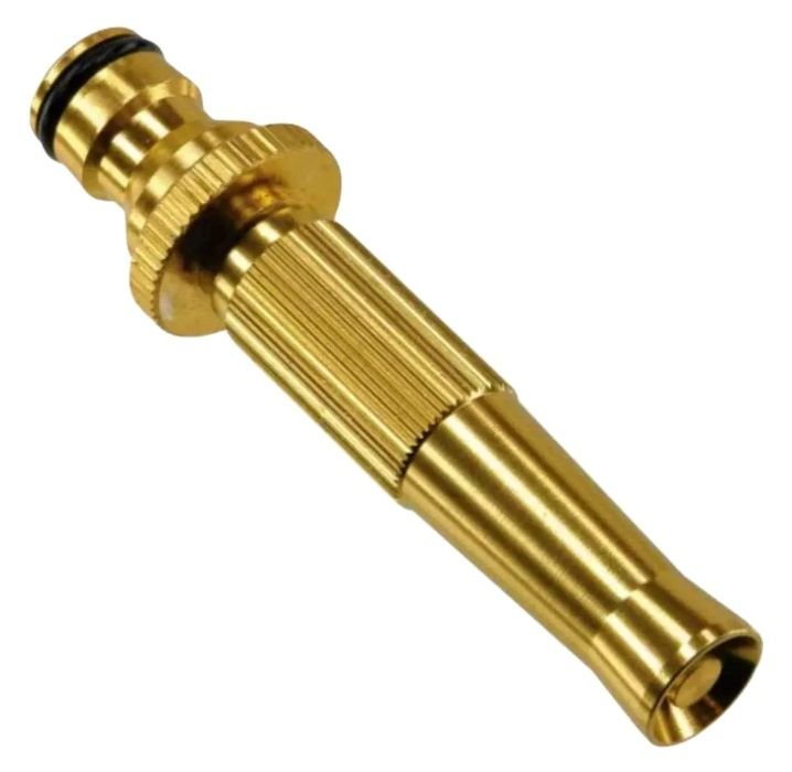 Kit Engate Rápido 1/2'' + Esguicho Jato Metal Aluminio Dourado - 2