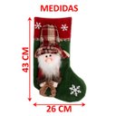 Ver imagem 5 de Bota Meia Decoração Enfeite Natalino Papai Noel Feltro 43cm