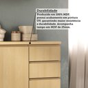 Ver mais imagens de Cozinha Compacta 100% MDF 5 Peças com Tampo e Bancada 120cm Aura Luciane Móveis