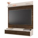 Ver imagem 1 de Home Suspenso Uruguai Off White/Cacau para TV até 47” - Móveis Leão