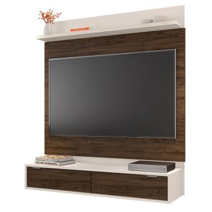 Home Suspenso Uruguai Off White/Cacau para TV até 47” - Móveis Leão