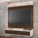 Ver imagem 2 de Home Suspenso Uruguai Off White/Cacau para TV até 47” - Móveis Leão