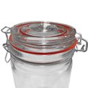 Ver imagem 3 de Kit 3 Potes Hermético Vidro Trava Metal 1000ml Class Home