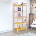 Ver imagem 1 de Estante Infantil Alta para Livros e Brinquedos Diversos 64x150cm Colorê Amarelo