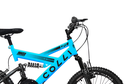 Ver imagem 2 de Bicicleta Gps Aro 20 Dupla Suspensão 21 Marchas Colli Azul Claro