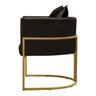 Kit 2 Poltronas Decorativas Luna Base Metal Dourado Veludo Turkay - Star Confort Poltrona Decorativa - 6