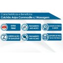 Ver imagem 3 de Colchão Queen para Hotelaria Magnético c/ Vibro Massagem c/ Infravermelho Longo Terapêutico Commodit