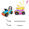 Carrinho de Brinquedo Jip Jip Infantil Empurrador com Buzina:rosa - 2