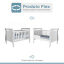 Ver imagem 4 de Berço Mini Cama Tigus Slim com Suporte para Mosquiteiro Branco