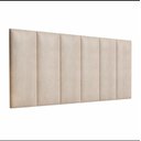 Ver imagem 1 de Cabeceira Cama Box Casal Espumada 140cm: Areia