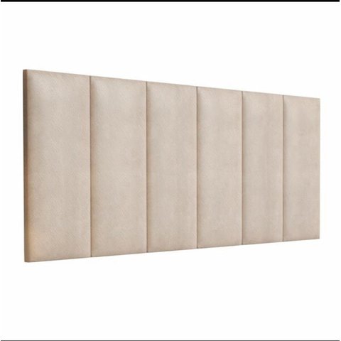 Cabeceira Cama Box Casal Espumada 140cm: Areia