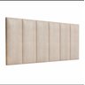 Cabeceira Cama Box Casal Espumada 140cm: Areia - 1