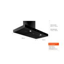 Ver imagem 4 de Coifa de Parede Brastemp Eclipse Collection 90cm com Painel Touch On Glass - Bae90ap 220v