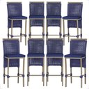 Ver imagem 1 de 8 Banqueta em Alumínio Roma Fendi Corda Náutica Tecido 10