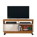 Ver imagem 1 de Rack para Sala de Estar Tv 50 Polegadas Estante Bancada Madeira Luxo:naturale